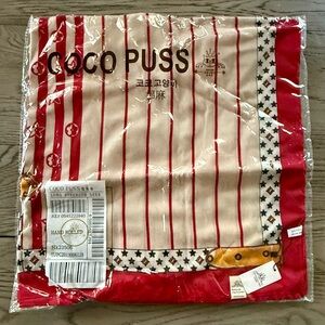 Coco Puss Pashmina Elegant-Fashion Design | Rectangle 72” x 35” | NWT